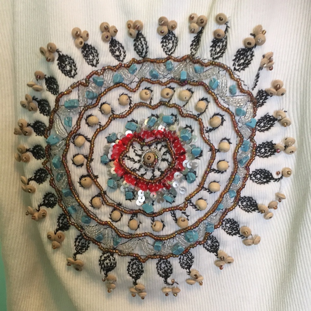 Beaded tank - Picture 4 of 4